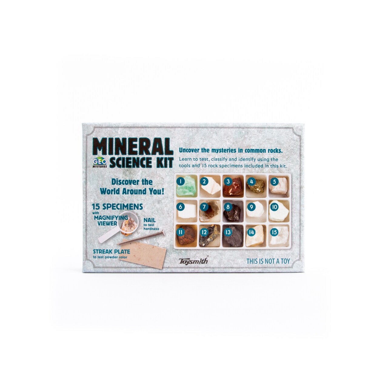 STEM Toy Mineral Science Kit Geology Rock Specimen for Young Geologists